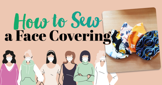 How To Sew A Face Covering: Easy Step By Step Tutorial