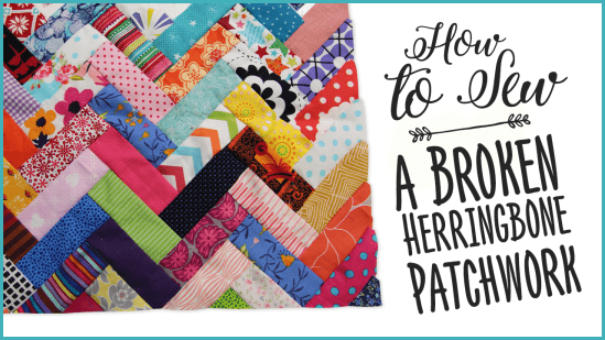 How to Sew a Broken Herringbone Patchwork Quilt