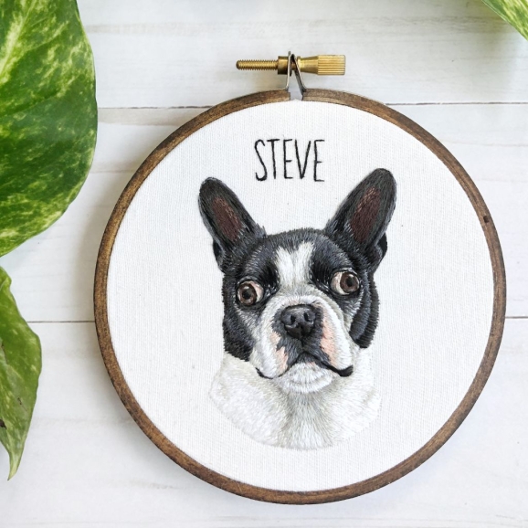 Easy embroidery in 4 simple steps