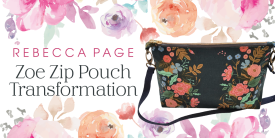 Turn A Zip Pouch into a Crossbody Bag