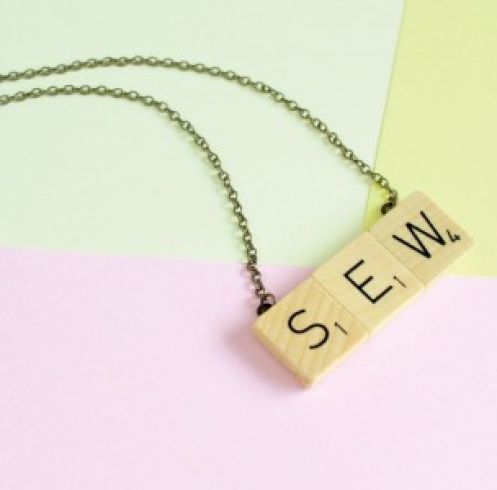 Scrabble Necklace