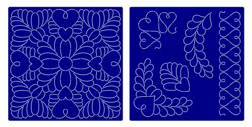 Quilting stencils and Mark Away Spray Quilting stencils and Mark Away Spray