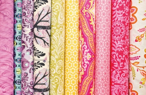 Floral fabric bundle