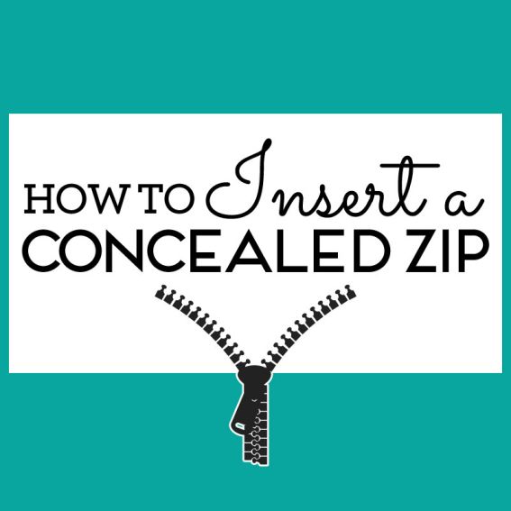 How to insert a concealed zip How to insert a concealed zip
