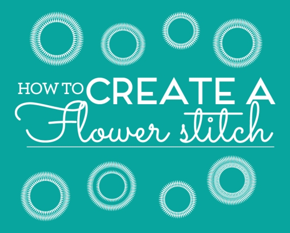 How to create a flower stitch