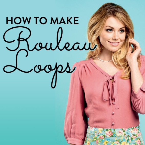 How to make rouleau loops