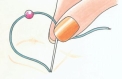 How to stitch with beads