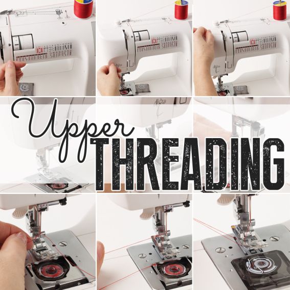 Upper threading Upper threading