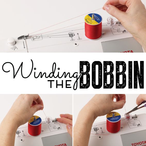 How to wind the bobbin How to wind the bobbin