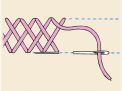 How to sew close herringbone stitch How to sew close herringbone stitch