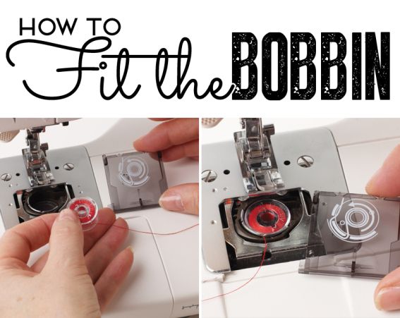 How to fit the bobbin How to fit the bobbin