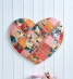 Patchwork Heart Pinboard Sewing Pattern