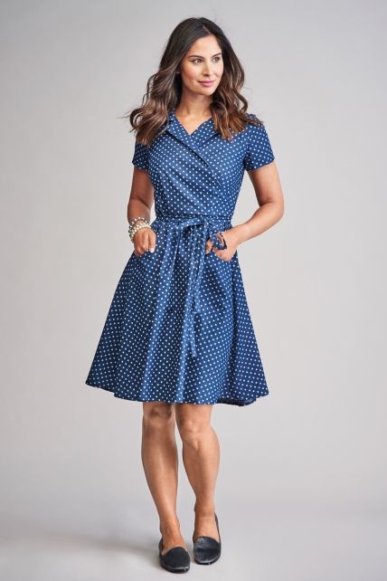 Classic Tie-Belt Dress