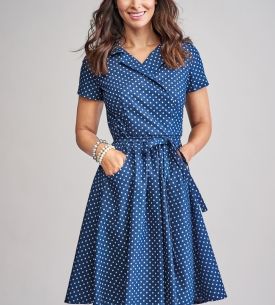 Classic Tie-Belt Dress