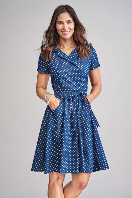 Classic Tie-Belt Dress