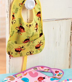 Animal Print Baby Bibs