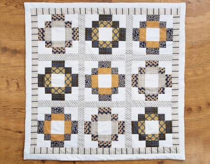 Antique tile quilt