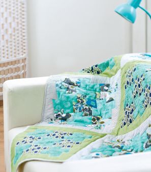 Art Gallery Fabric Pinwheel Quilt