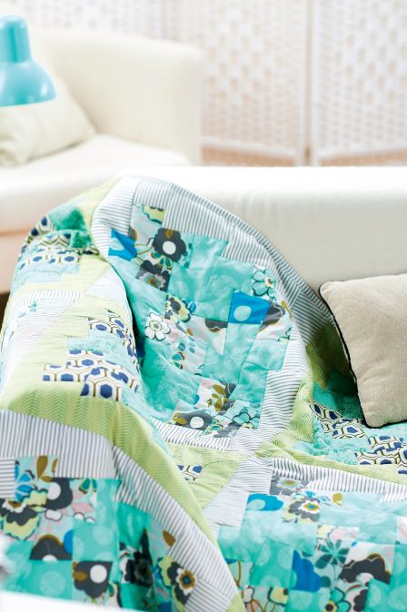 Art Gallery Fabric Pinwheel Quilt
