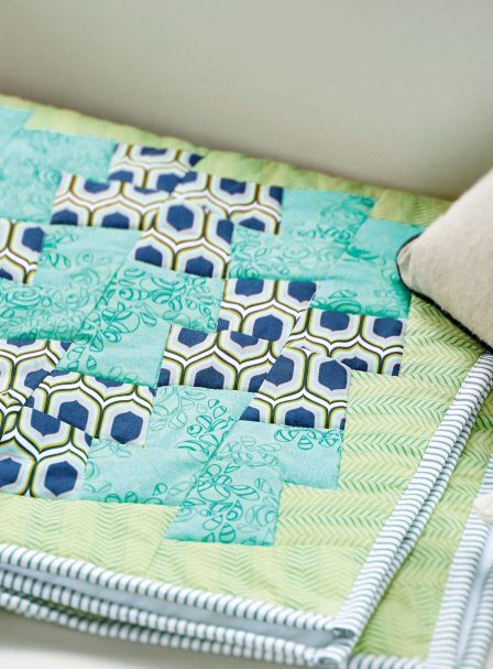 Art Gallery Fabric Pinwheel Quilt