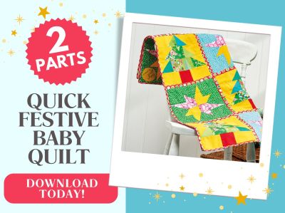 Christmas Baby Quilt Sew-along