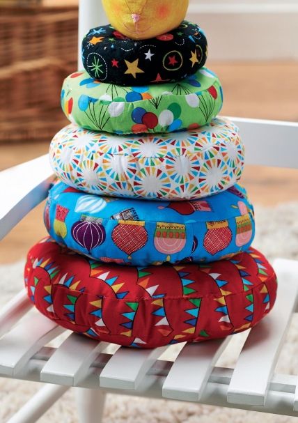 Fabric Baby Stacking Ring Game