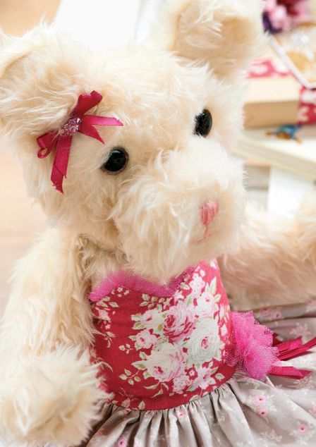 Tilda Prints Ballerina Teddy Bear