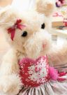 Tilda Prints Ballerina Teddy Bear
