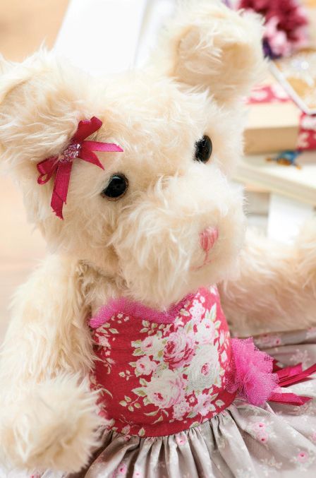 Tilda Prints Ballerina Teddy Bear