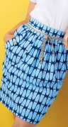 Simple Barkcloth Skirt Sewing Pattern