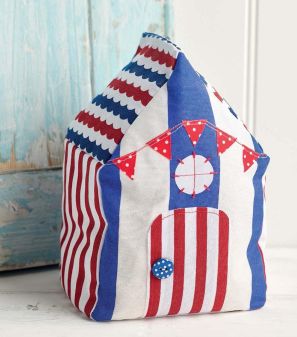 Beach Hut Doorstop Sewing Pattern