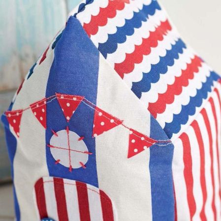Beach Hut Doorstop Sewing Pattern