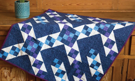 Berry Burst Lap Quilt Tutorial