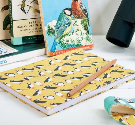 Bird print Binoculars Case Tripod Sling and Sketchbook