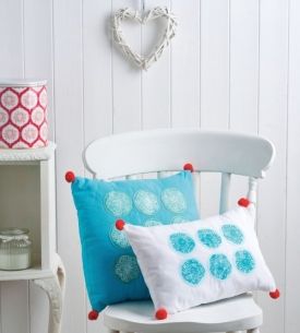 Stencil cushions Stencil cushions