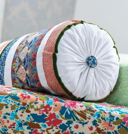 Liberty Print Bolster Cushion