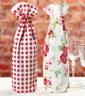 Wine Bottle Drawstring Covers