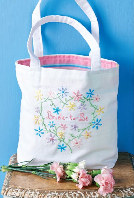 Embroidered Bride-To-Be Tote