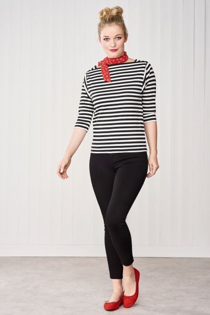 Striped Breton Top