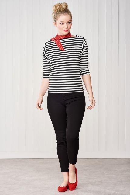 Striped Breton Top