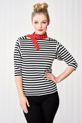 Striped Breton Top