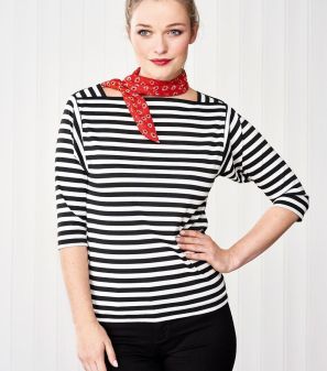 Striped Breton Top