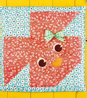 Bunny Rabbit Quilt Block Cushion: Part One