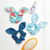 Quick Bunny Ear Scrunchies Sewing Pattern