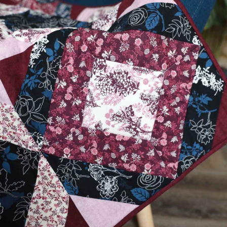 Cosy Burgundy Quilt Tutorial