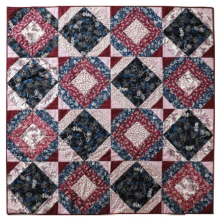 Cosy Burgundy Quilt Tutorial