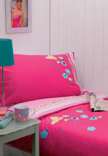 Butterfly Embellished Duvet Set