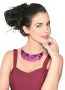 Valentine’s Day Heart Collar Necklace and Earrings