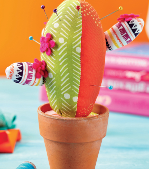 Simple Cactus Pincushion Sewing Pattern