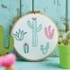Cactus Embroidery Hoop Sewing Tutorial